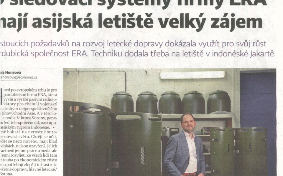 ERA in Indonesia - an interview with Viktor Sotona published in HN daily