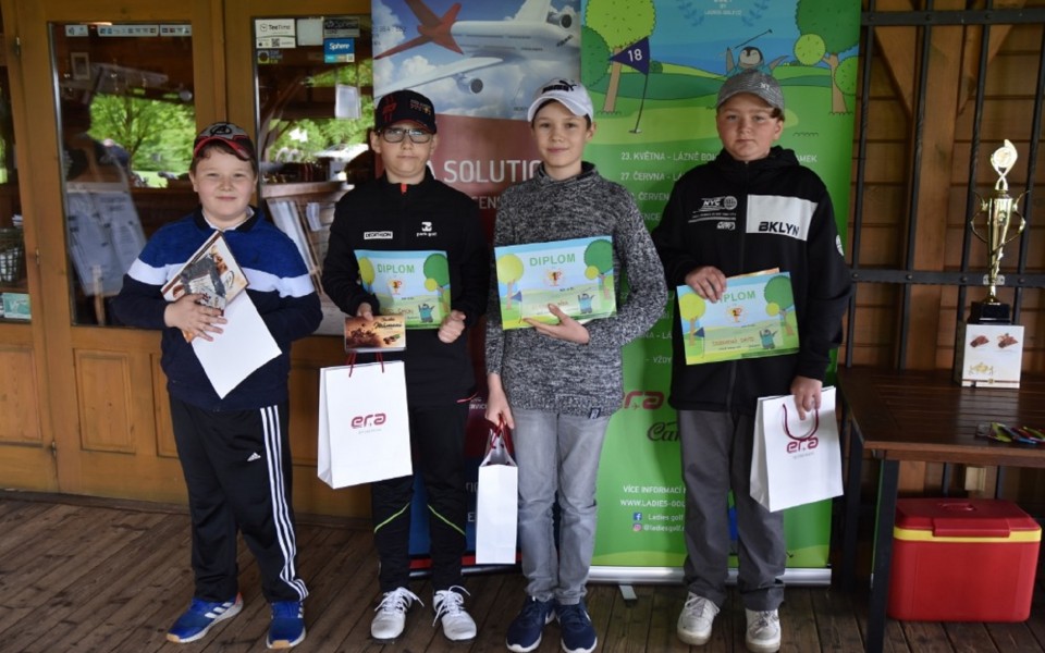 ERA podpořila sérii golfových turnajů pro děti. Část se koná v Golf Resortu Lázně Bohdaneč