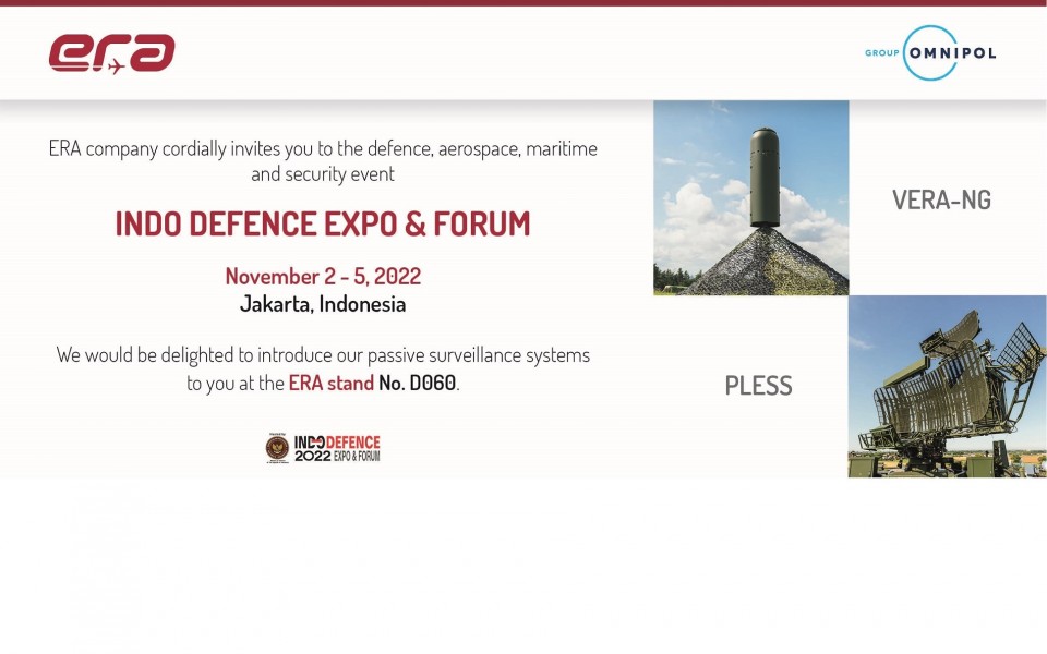 ERA is getting ready to exhibit at Indo Defence in Jakarta