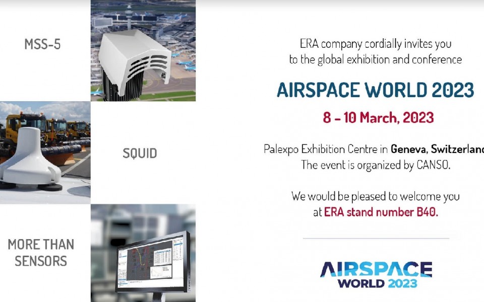 ERA invites all its partners to meet at Airspace World in Geneva