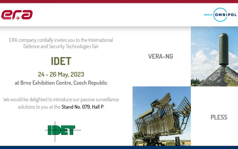 ERA participates in the trade fair IDET in Brno