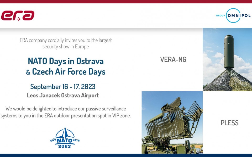 Dny NATO 2023: ERA v roli hlavního partnera na oblíbené víkendové airshow