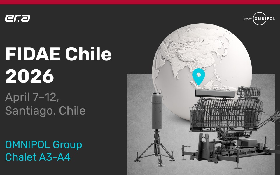 ERA will exhibit is passive surveillance solutions at FIDAE trade fair in Chile