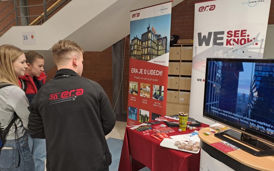ERA se zviditelnila na veletrhu HIT kariéra na Univerzitě Hradec Králové