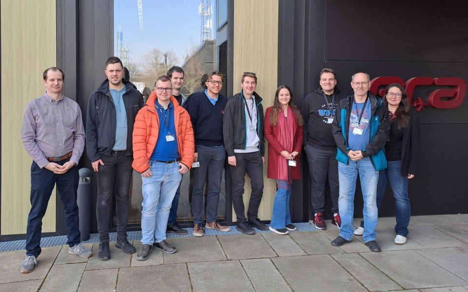 Budoucí technici z Univerzity Pardubice si přišli pro kariérní inspiraci do ERA