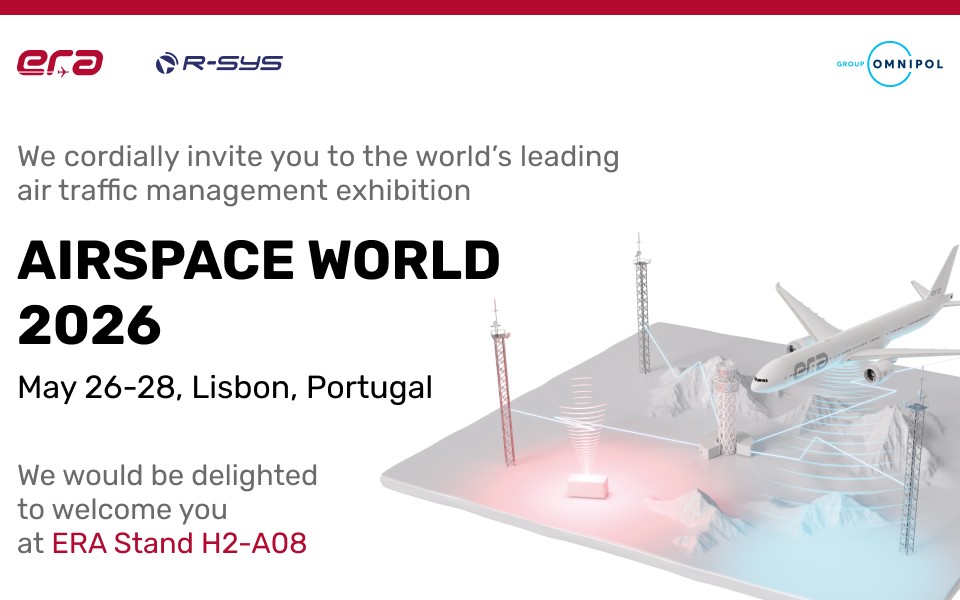 ERA will introduce the MSS-5 transmitter - the newest feature of its multilateration system - at Airspace World 2026 in Lisbon