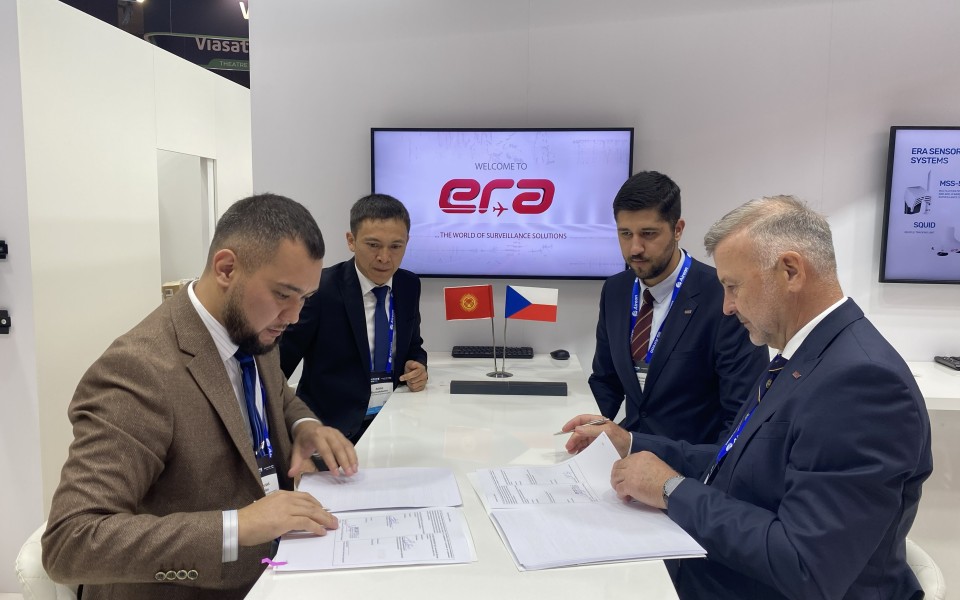 ERA podepsala smlouvu na dodávku systému pro monitoring vzdušného prostoru na jihu Kyrgyzstánu